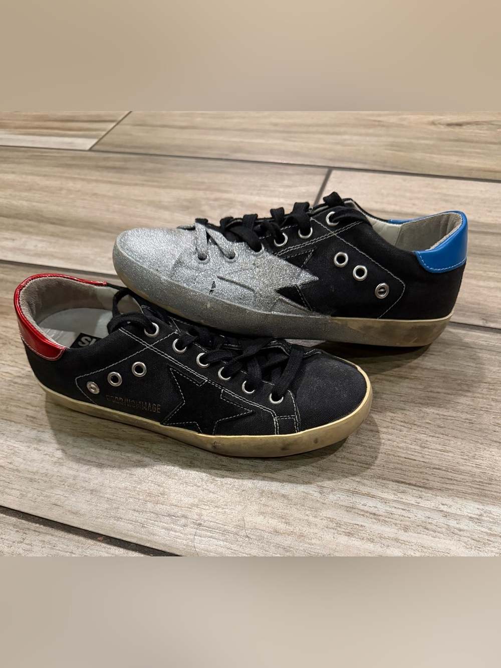 Golden Goose x David Bowie Superstar Sneakers